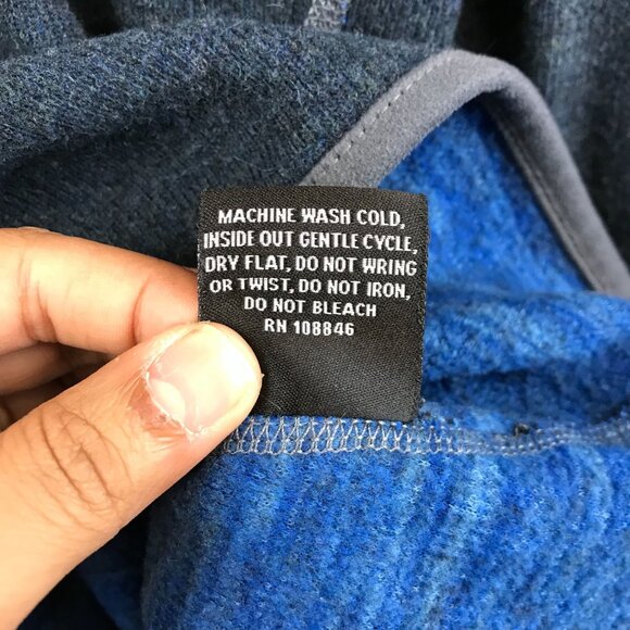 Kuhl Mens Blue Half-Zip Pullover Sweater Fleece size M - Picture 12 of 13